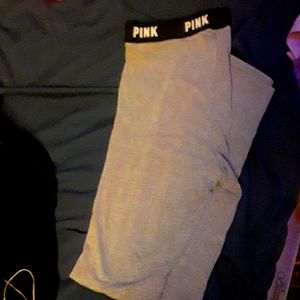 Gray Victoria's Secret Pink Leggings